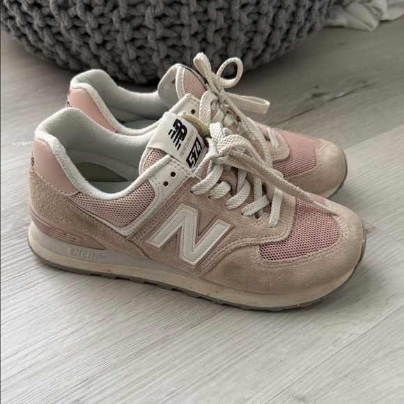 New Balance Blush Link Lace Up Sneakers Size 6 - Picture 4 of 11
